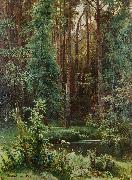 Ivan Shishkin Woodland oil painting artist